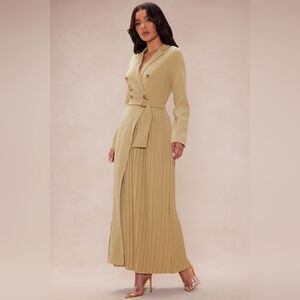 Fashion Nova Twill maxi Dress
